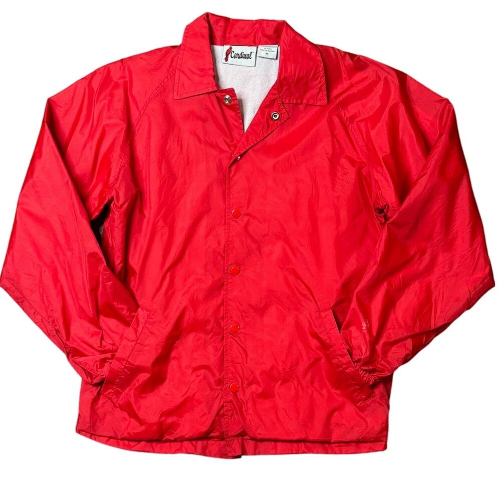 Vintage Red Coach Windbreaker Jacket M/L